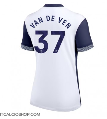 Tottenham Hotspur Micky van de Ven #37 Prima Maglia Femmina 2024-25 Manica Corta